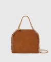 Stella Mccartney Falabella Mini Tote Bag In Brandy
