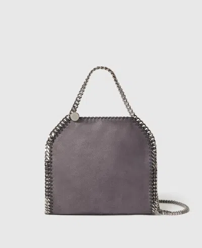 Stella Mccartney Falabella Textured Shoulder Bag In Purple