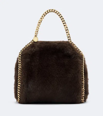 Stella Mccartney Falabella Mini Tote Bag In Brown