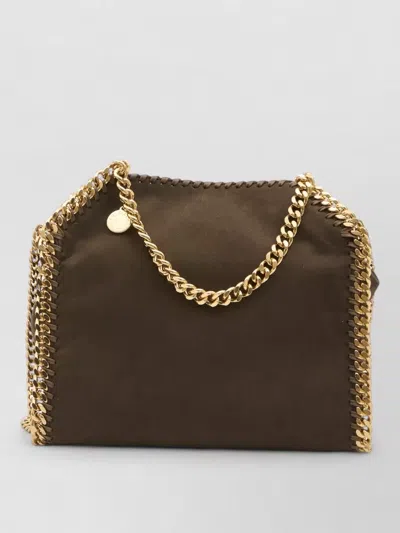 Stella Mccartney Falabella Mini Tote Bag Chain Design In Brown