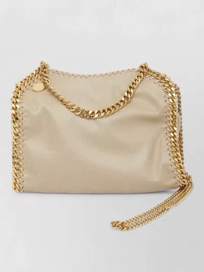 Stella Mccartney Falabella Mini Tote Bag Chain Strap In Neutral