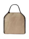 Stella Mccartney Mini Tote Eco Shaggy Deer Chain In Green