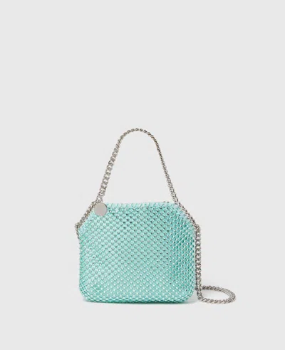 Stella Mccartney Falabella Mini Tote Bag In Light Azure