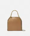 Stella Mccartney Falabella Mini Tote Bag In Pecan Brown