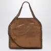 Stella Mccartney Falabella Mini Tote Bronze In Sand