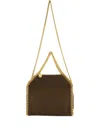 Stella Mccartney Mini Falabella Chain-strap Shoulder Bag In Brown