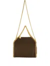 Stella Mccartney Mini Falabella Chain-strap Shoulder Bag In Brown