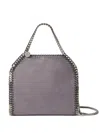 Stella Mccartney Falabella Textured Shoulder Bag In Purple