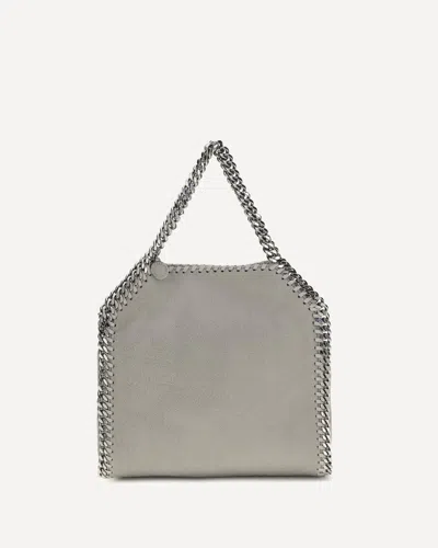 Stella Mccartney Falabella Mini Tote Handbag In Gray