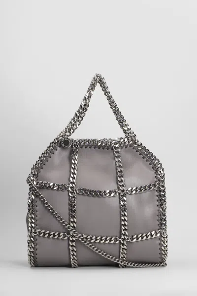 Stella Mccartney Falabella Mini Tote In Grey Polyester In Gray