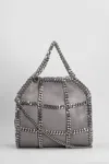 Stella Mccartney Falabella Mini Tote In Grey Polyester In Gray
