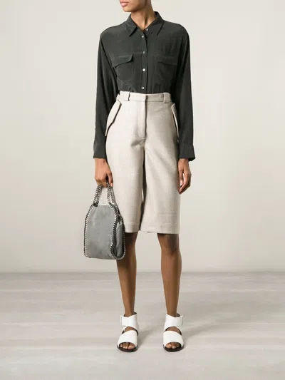 Stella Mccartney Falabella Mini Tote Shag Silver