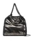 Stella Mccartney Falabella Mini Tote In Silver