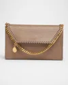 Stella Mccartney Falabella Mini Vegan Leather Crossbody Bag In Green