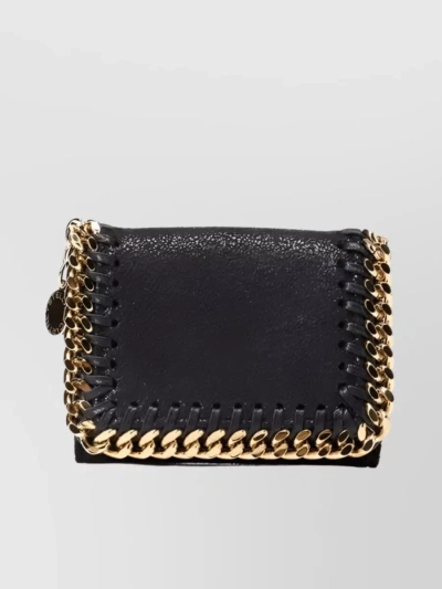 Stella Mccartney Falabella Mini Wallet In Black