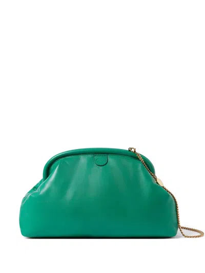 Stella Mccartney Falabella Padded Shoulder Bag In Green