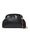 Stella Mccartney Chain Strap Clutch Bag Soft Structure In Black