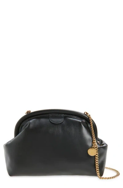 Stella Mccartney Falabella Padded Soft Clutch In Black