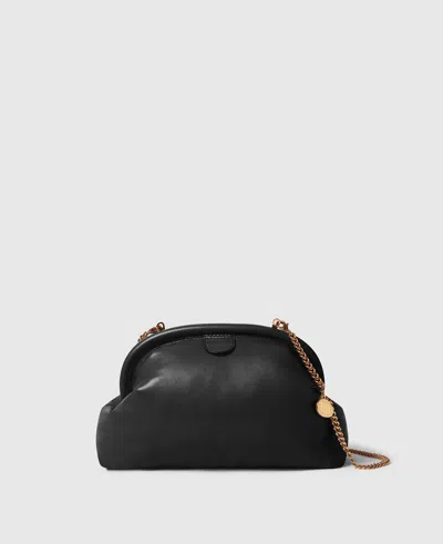 Stella Mccartney Falabella Padded Soft Clutch With Chain