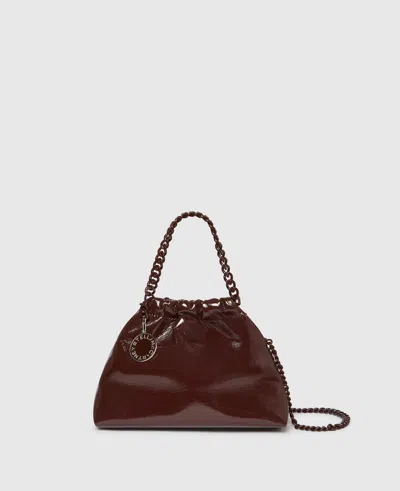 Stella Mccartney Falabella Patent Drawstring Crossbody Bag