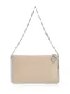 Stella Mccartney Falabella Pochette Accessoire Crinkled Patent Alter Mat Shoulder Bags Rose