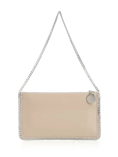 Stella Mccartney Falabella Pochette Accessoire Crinkled Patent Alter Mat Shoulder Bags Rose