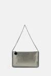 Stella Mccartney Falabella Pochette Bag In Silver