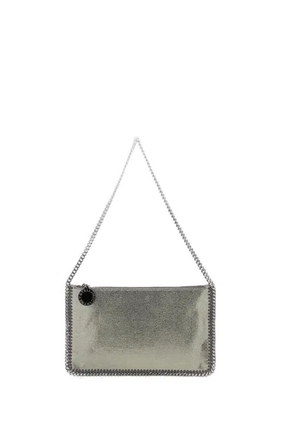 Stella Mccartney Falabella Pochette Bag In Silver