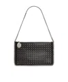 Stella Mccartney Womens Black Pochette Eyelets Faux-leather Shoulder Bag In Multi