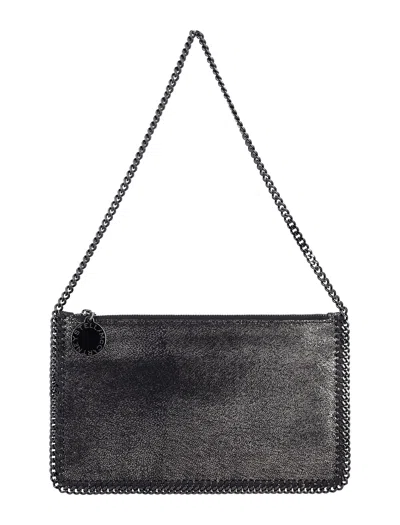 Stella Mccartney Falabella Pochette Shoulder Bag In Bronze