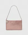 Stella Mccartney Falabella Pochette In Dusty Pink