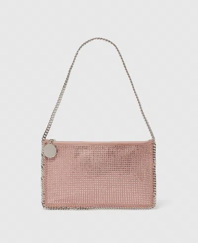 Stella Mccartney Falabella Pochette In Dusty Pink