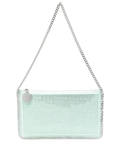Stella Mccartney Falabella Pochette Shoulder Bag In Green