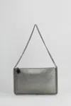 Stella Mccartney Falabella Pochette Shoulder Bag In Grey Polyester In Gray