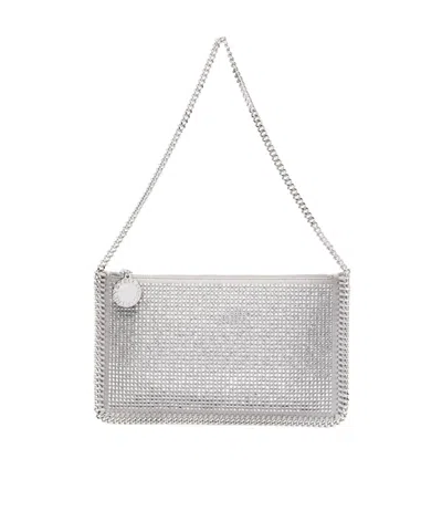 Stella Mccartney Falabella Pochette Shoulder Bag In White