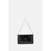 Stella Mccartney Falabella Pochette With Sequins Embroidery In Black