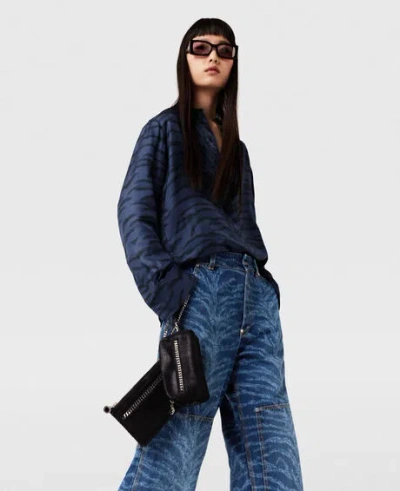 Stella Mccartney Falabella Pouch Eco Shaggy Deer