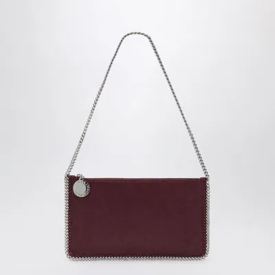 Stella Mccartney Falabella Pouch In Plum Color With Chain
