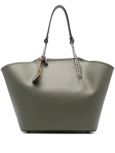 Stella Mccartney Falabella Re-edition Tote Bag In Green