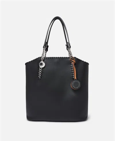 Stella Mccartney Falabella Re-edition Tote Bag In Pitch Black