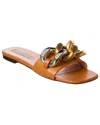 Stella Mccartney Falabella Sandal In Brown