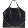 Stella Mccartney Falabella Shaggy Deer Faux Leather Foldover Tote In Blue