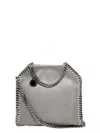Stella Mccartney Falabella Shaggy Deer Shoulder Bag In Gray