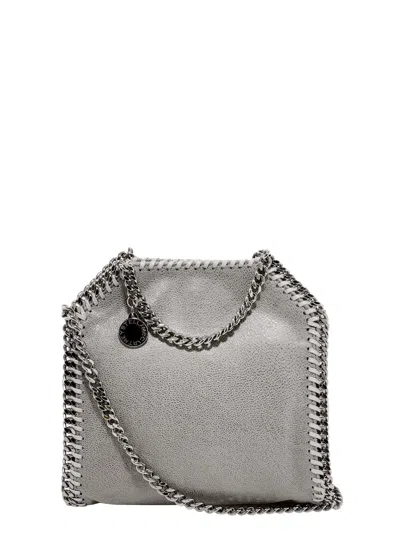 Stella Mccartney Falabella Shaggy Deer Shoulder Bag In Gray