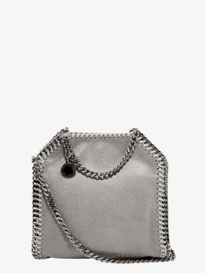 Stella Mccartney Falabella Shaggy Deer Shoulder Bag In Gray