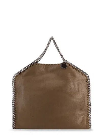 Stella Mccartney Falabella Shaggy Deer Shoulder Bag In Green