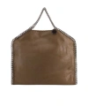 Stella Mccartney Falabella Shaggy Deer Shoulder Bag In Green