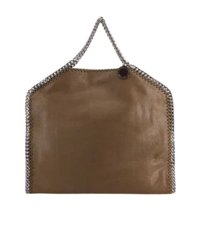 STELLA MCCARTNEY FALABELLA CHAIN-TRIMMED FOLDABLE TOTE BAG