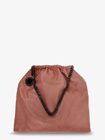 Stella Mccartney Falabella Shaggy Deer Shoulder Bag In Pink