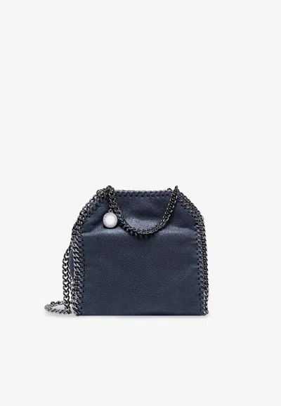 Stella Mccartney Falabella Shaggy Shoulder Bag In Blue